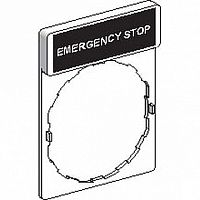 ЭТИКЕТКА EMERGENCY STOP | код. ZBY2330 | Schneider Electric